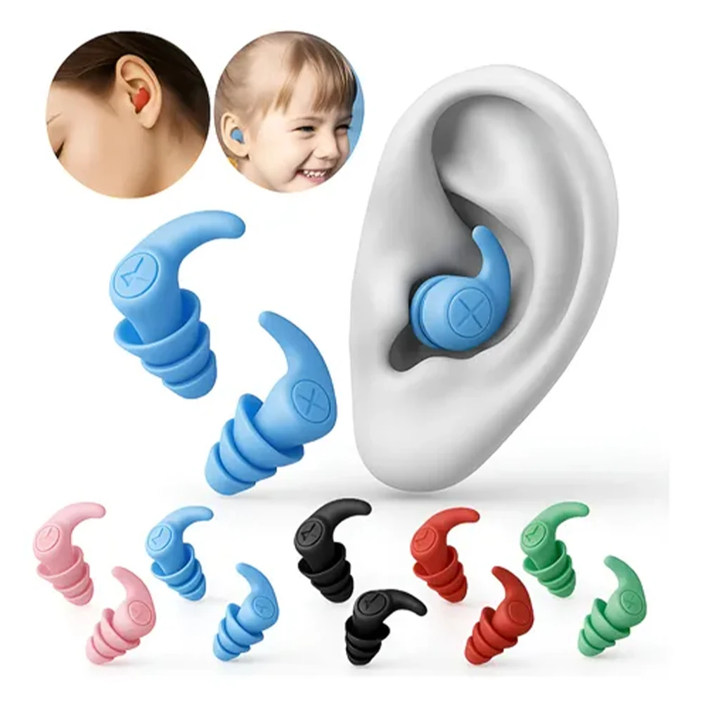 Almofada Auditiva de 3 Camadas Silenciosa Universal para Escritório, Viagem e Ambientes Barulhentos, Isolamento Acústico Confortável