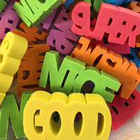 English Word Letter Eraser Early Education Stationery Cute Eraser Gift Prize Letter Word Eraser