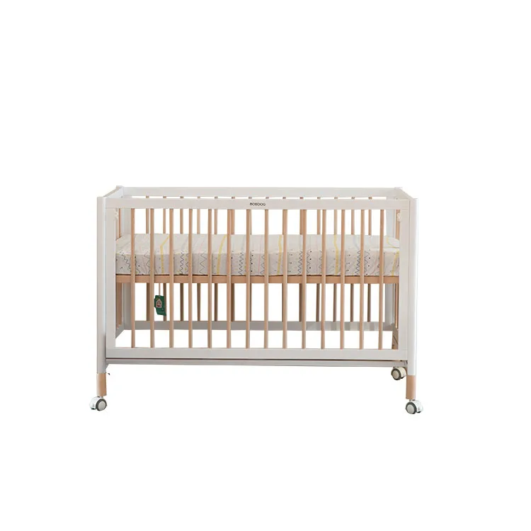 Multifunctional Baby Cot Attaches To Bed Bedside Crib baby nursing crib wooden baby cot with mosquito net