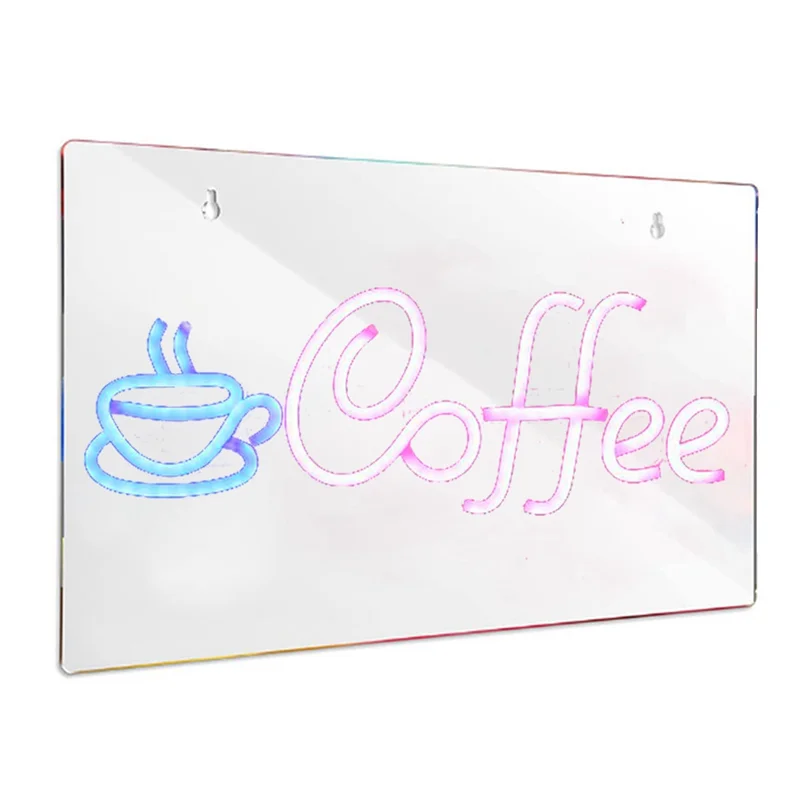 Coffee Neon Sign USB Powered Coffee Sign LED Camping Light LED Sign for Wall Decor Restaurant Hotel Bar Wedding Party-02