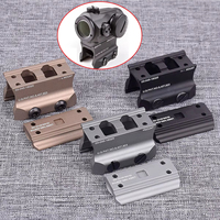 Tactical Metal T01 T02 Red Dot Sights Mount For Huting Rifle AR15 M4 Scope Mount DD Riser Increased Mounting Base