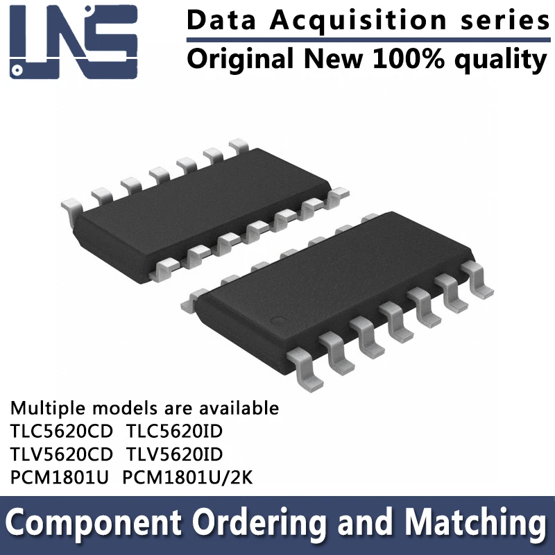 

1PCS TLC5620CD TLC5620ID TLV5620CD TLV5620ID PCM1801U/2K SOIC-14 Data Acquisition