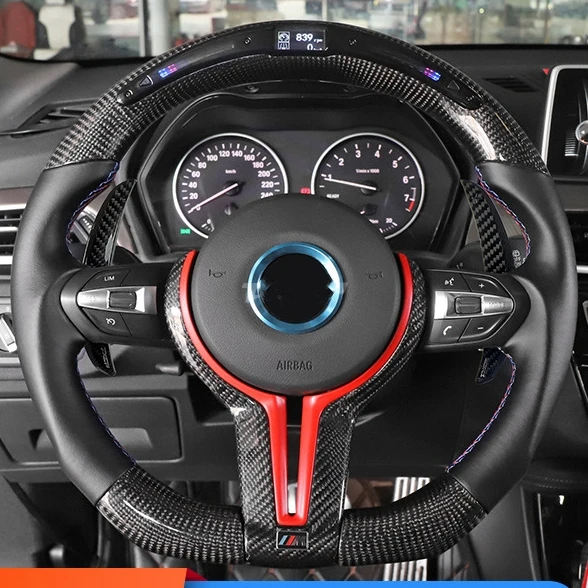 Genuine f10 f30 m steering wheel for all  f32 f86 X5m e70 modified button LED racing track model carbon fiber steering wheel