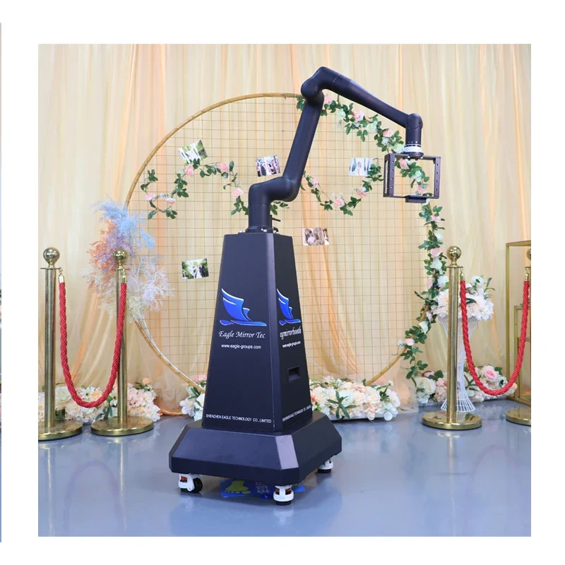 Magic Portable Automated  Robotic Photography Arm Selfie Camera Robot Glambot 360 Photo Booth Machine