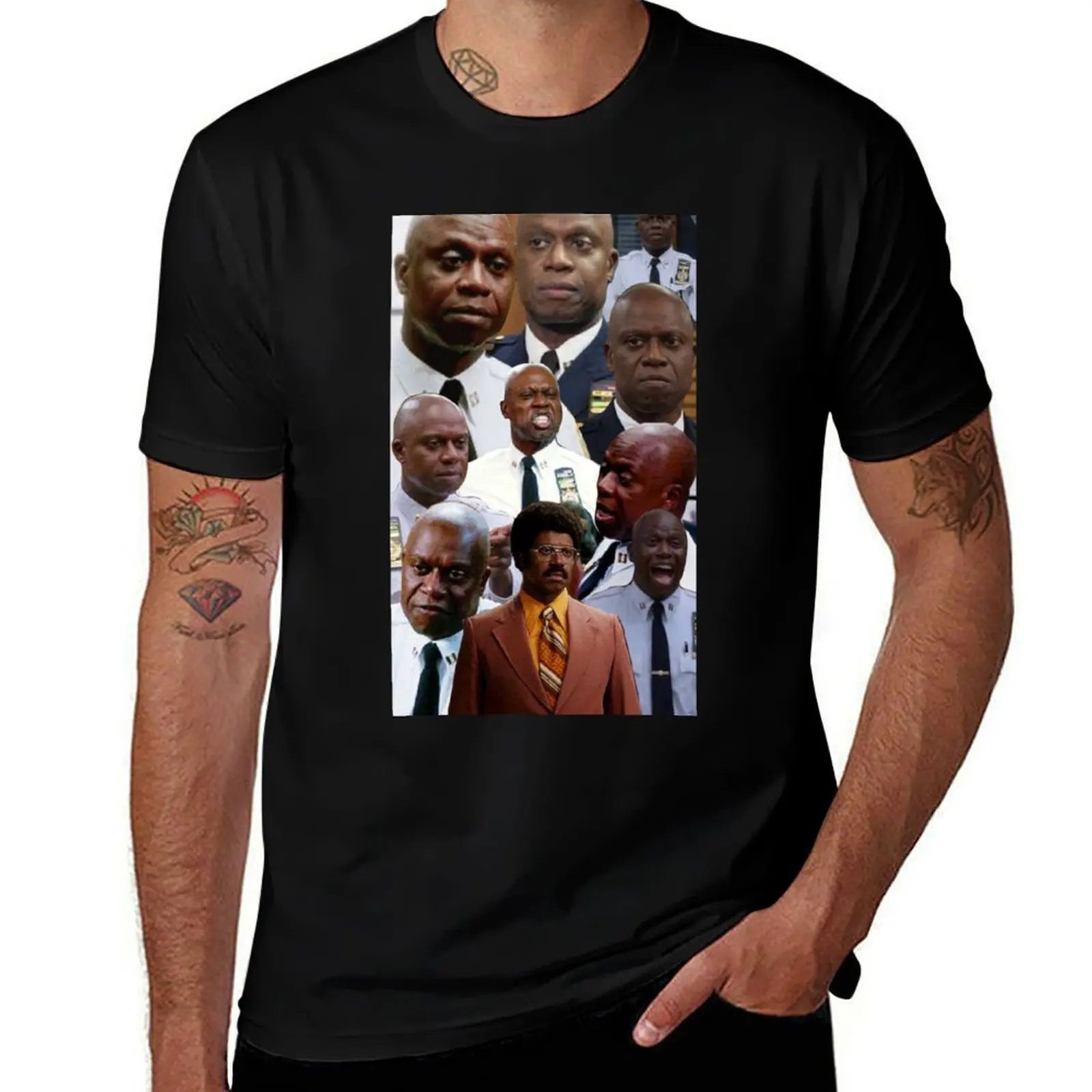 Holt Collage T-Shirt Large Size Short Sleeve T-Shirt