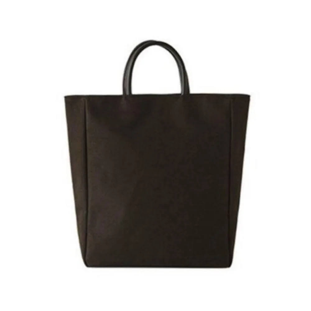 

Casual Solid Color Canvas Tote Bag Multifunctional Large Capacity Women Handbag Zipper Commuting Student Schoolbag Shopping