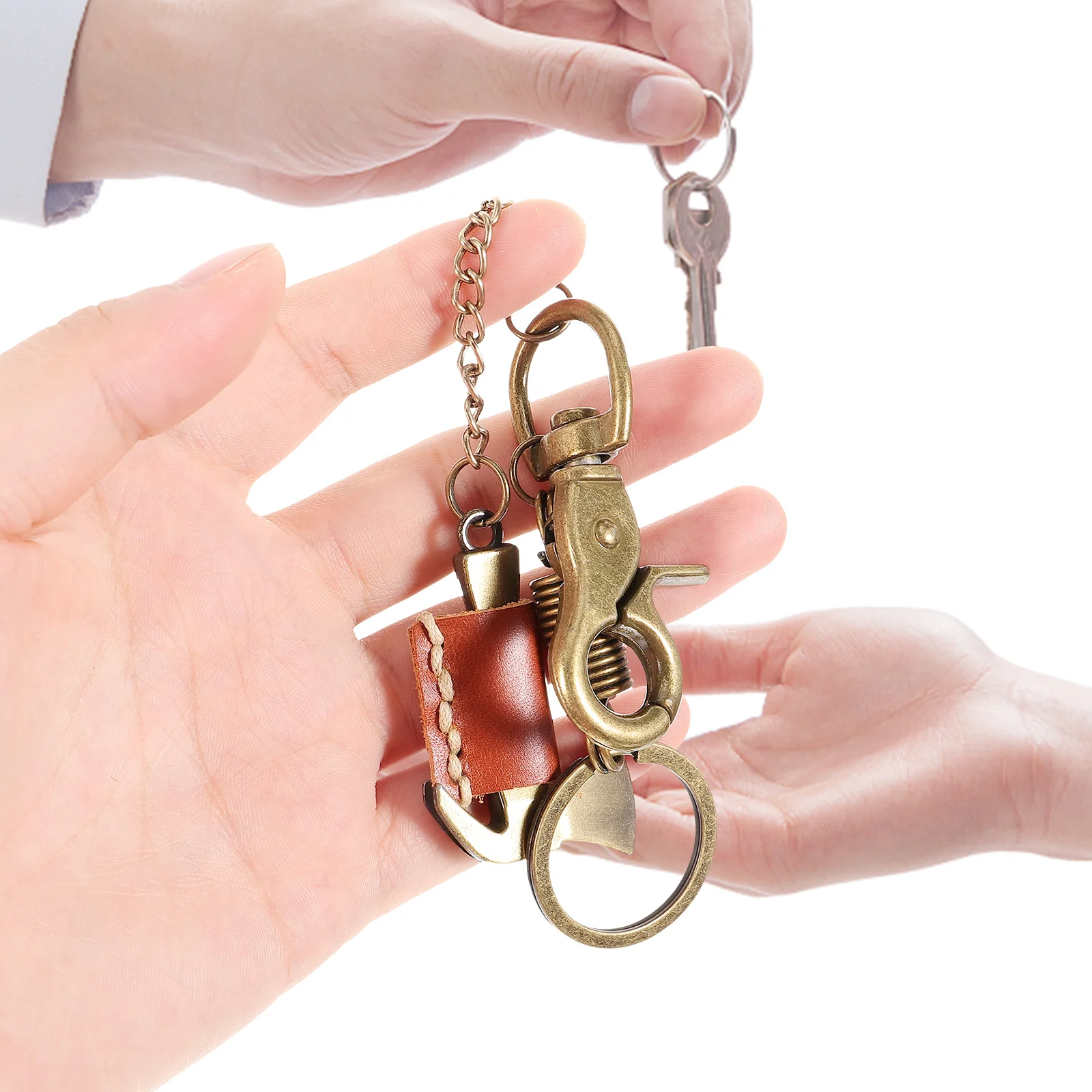 

Exquisite Vintage Axe Keychain Small Hanging Outdoor Themed Souvenir Pendant Retro Decorative Keychains Party Decoration Gift