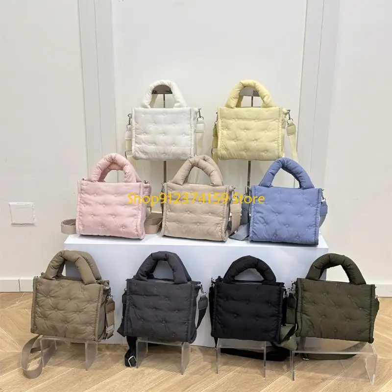 

G5AE женская маленькая квадратная сумка в корейском стиле, сумка-мессенджер, модная сумка на плечо, сумка-пуховик, универсальная