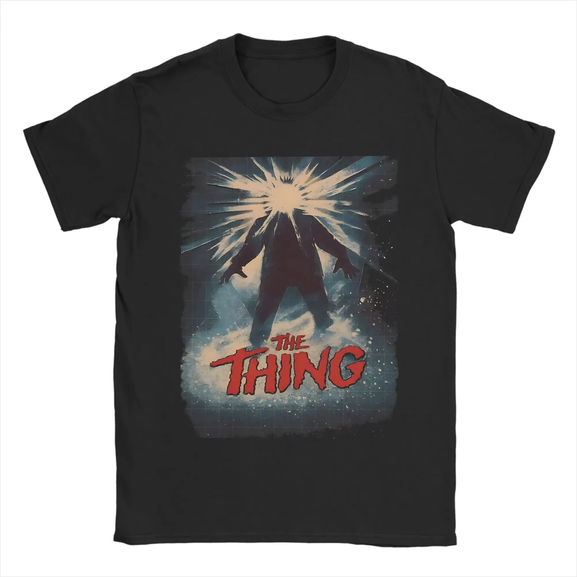 The Thing Plus Size Streetwear Trendy Cotton Oversized Unisex New Model personality Clothes Print T-Shirt soft high quality soft