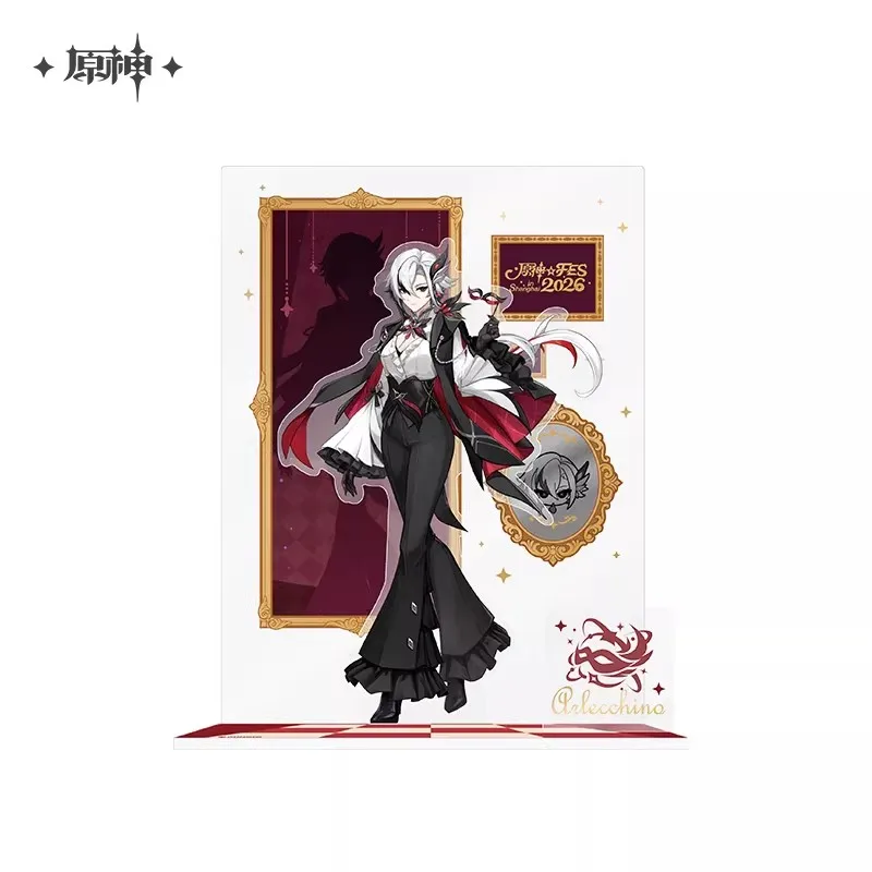 [Genuine] miHoYo Game Genshin Impact Acrylic Bracket Signboard Skirk Tartaglia Flins Wanderer Desktop Ornament Cosplay Xmas Gift