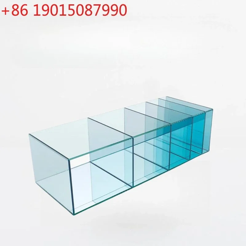 

Современный журнальный столик, креативный, минималистичный, элитный, для небольшой квартиры, прямоугольный, стеклянный, низкий.