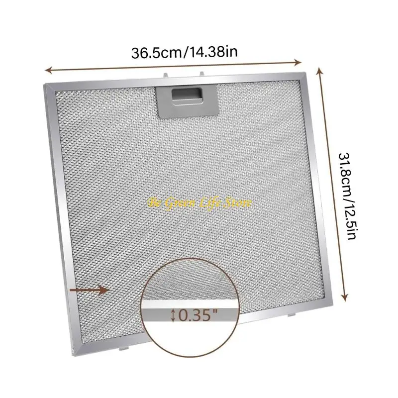 M7DF Washable Hood Filter Replacement With Metal Filter Panel, 14.37 x 12.5 In W11100656 Part for Routine Household