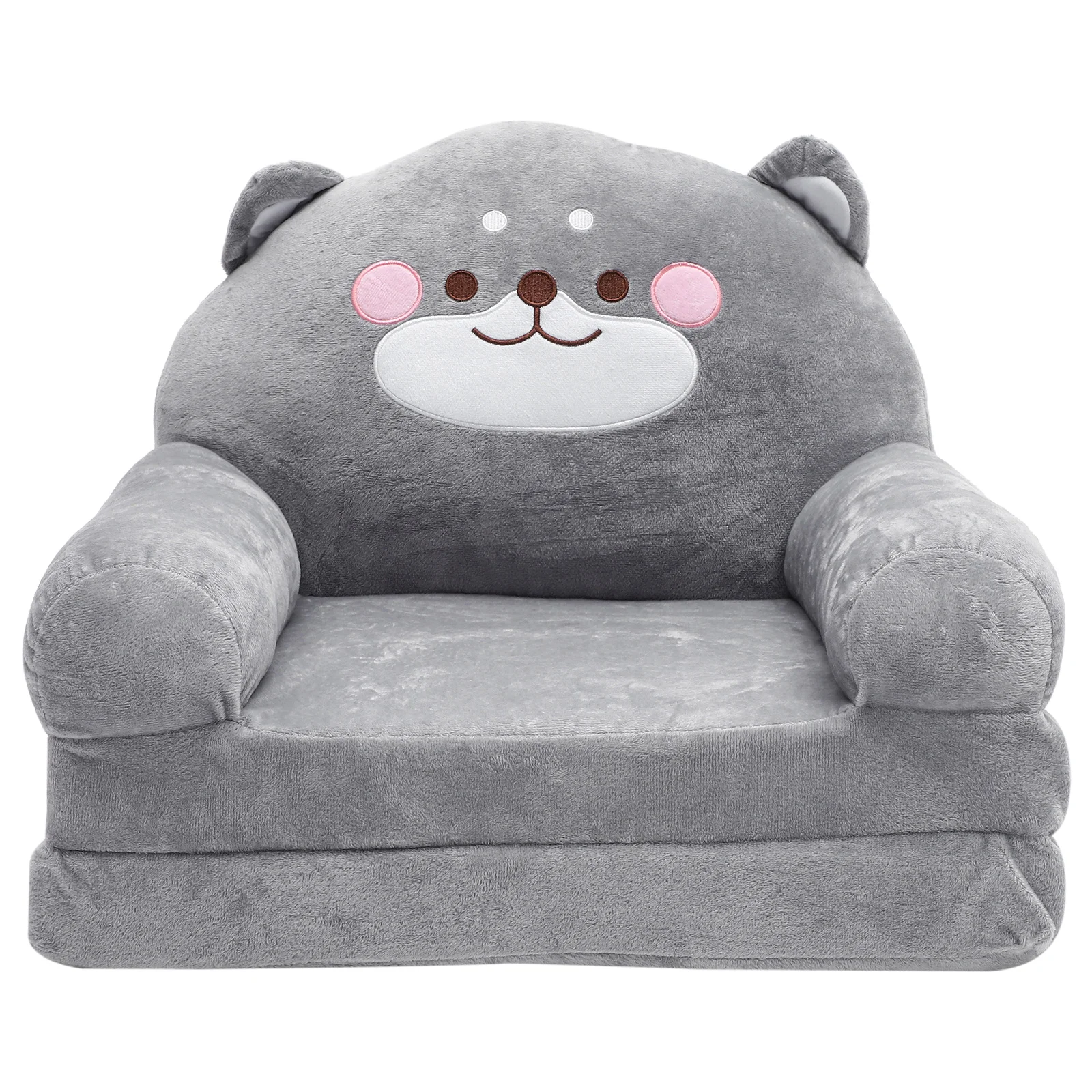 Sofa Kinder Gemütlicher Stuhl Kind Elefant Klappsofa Plüsch Faltbare Rückenlehne Stühle Cartoon Sessel für Spielzimmer Schlafzimmer