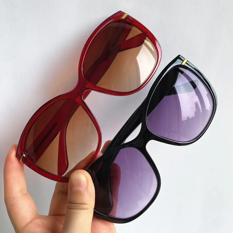 

HOT Sunglasses Women Sun Glasses Cat Eye Anti-UV Spectacles Oversize Frame Eyeglasses Ornamental Simplity Goggl