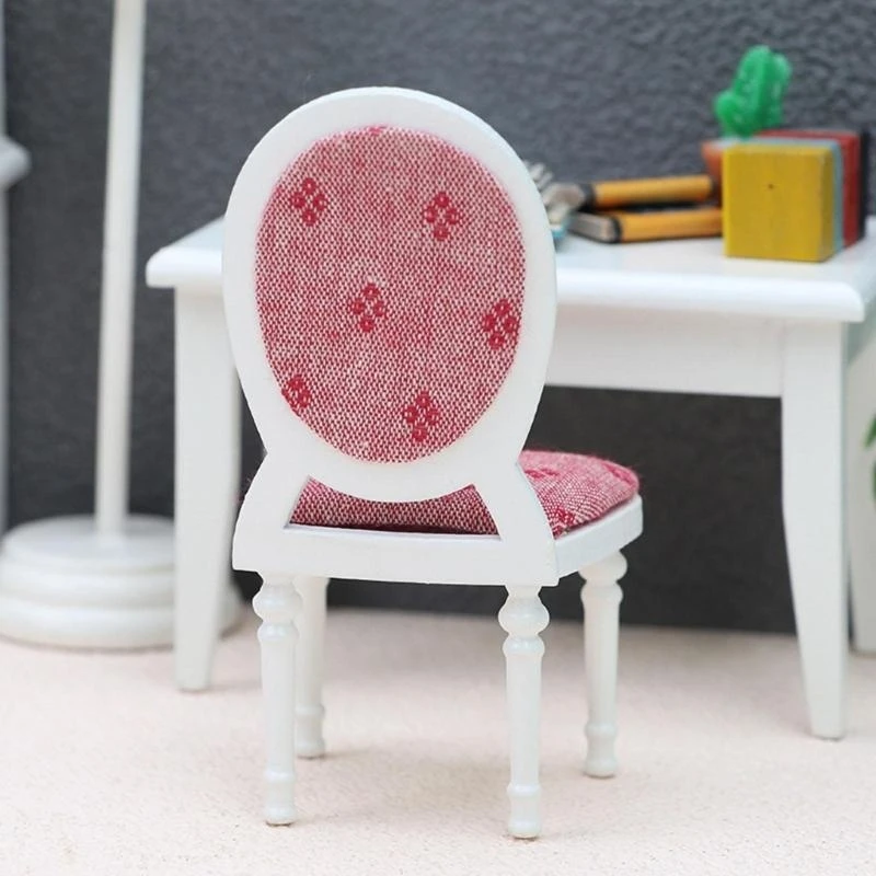 Mini chaise pour maison poupée, modèle meubles Simulation, joli meuble, 15UB