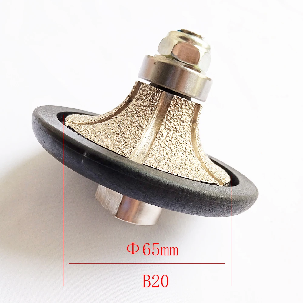 Punte per router manuali SDC brasate M14 Filettatura per mola Ruota brasata sotto vuoto Marmo Pietra di quarzo Pietra di marmo granito