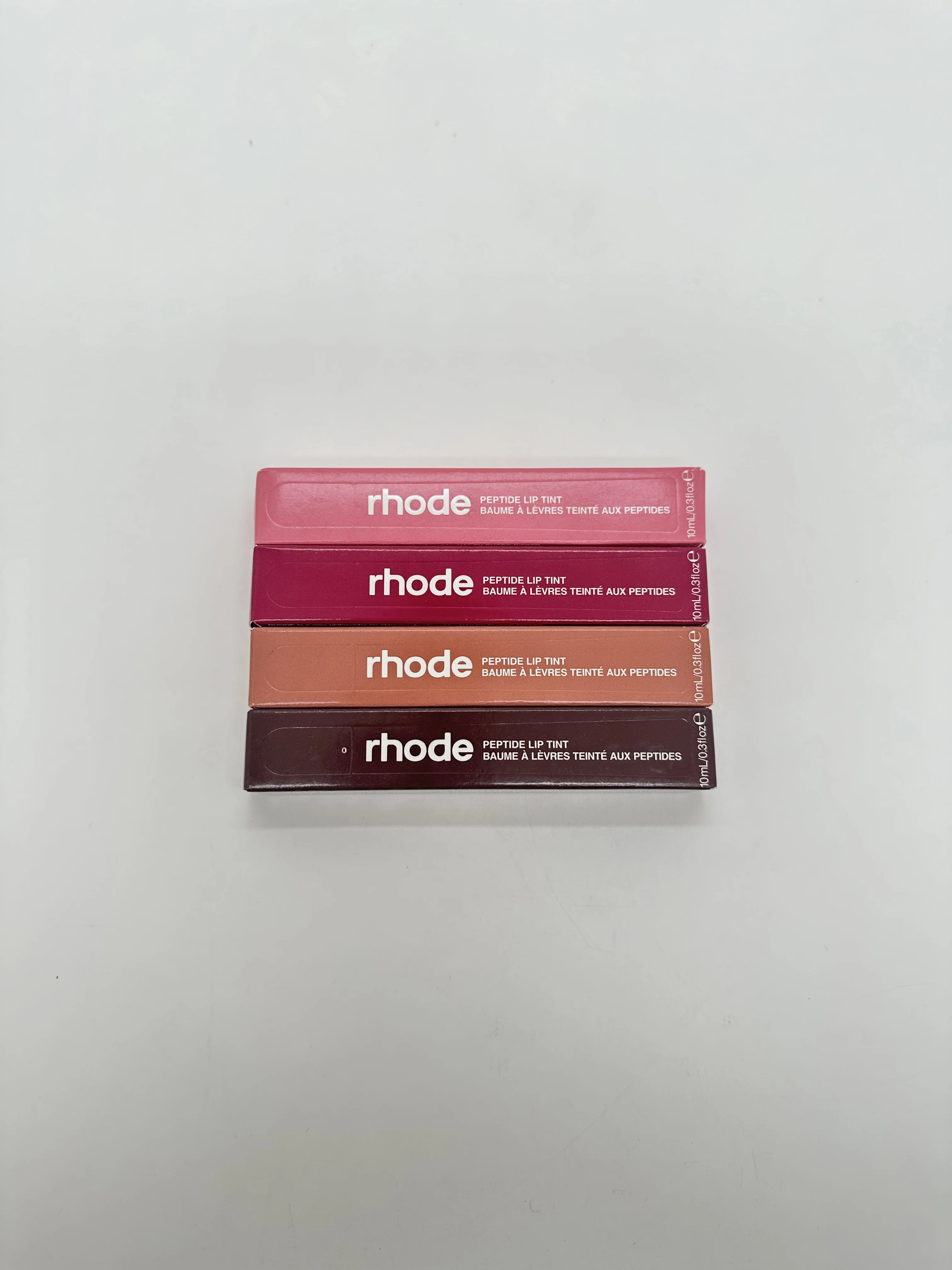 10ML 4 Colors Rohde Lip Balm Phone Cover Lip Gloss Long-lasting Moisturizing Lipstick Toast Raspberry Jelly Clear Lip Glaze