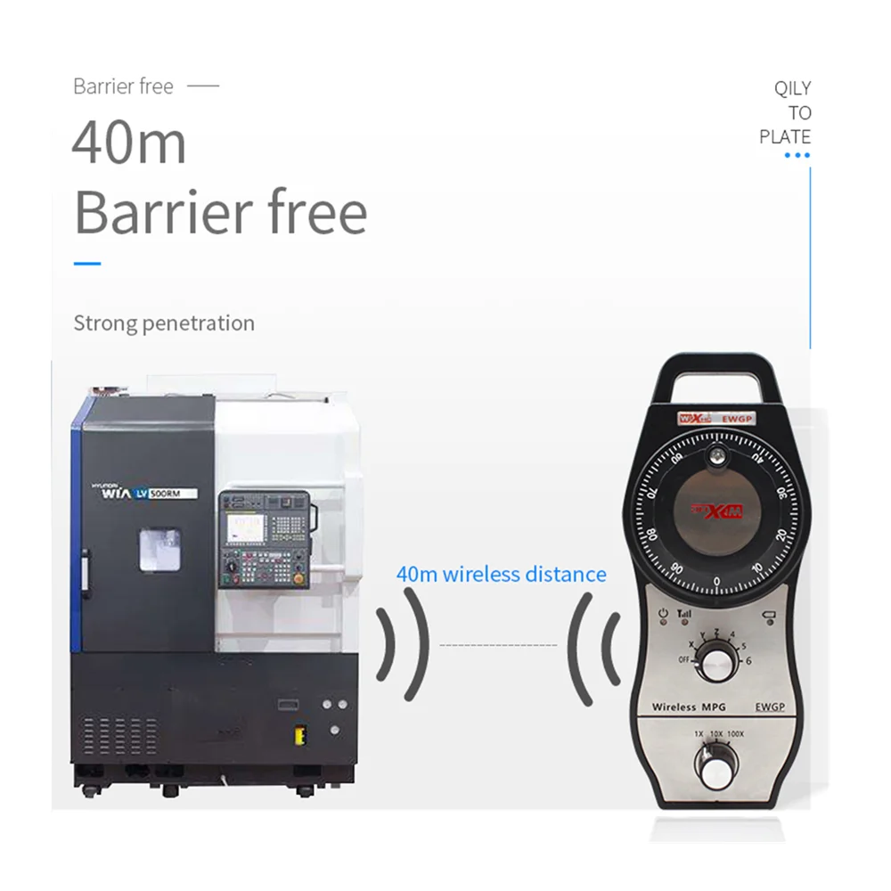 WIXHC CNC Machining  Spare Part 4 Axis CNC Milling Remote Controller Wireless Handwheel MPG for VMC CNC Gantry Machining Centre