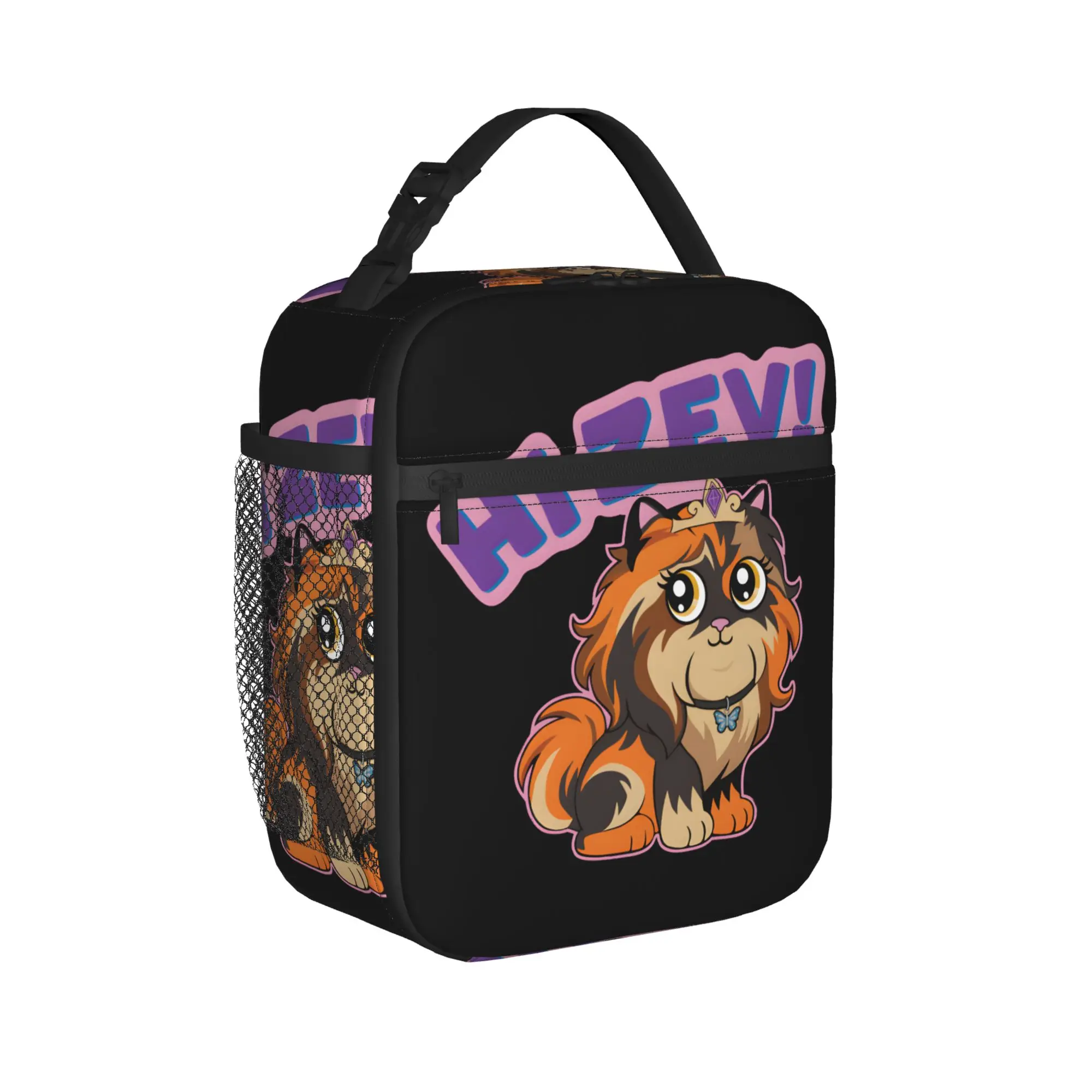 Dungeon Crawler Carl Lunch Bag Hi Zev! Picnic Lunch Box For Women Kawaii Thermal Tote Handbags Waterproof Portable Cooler Bag
