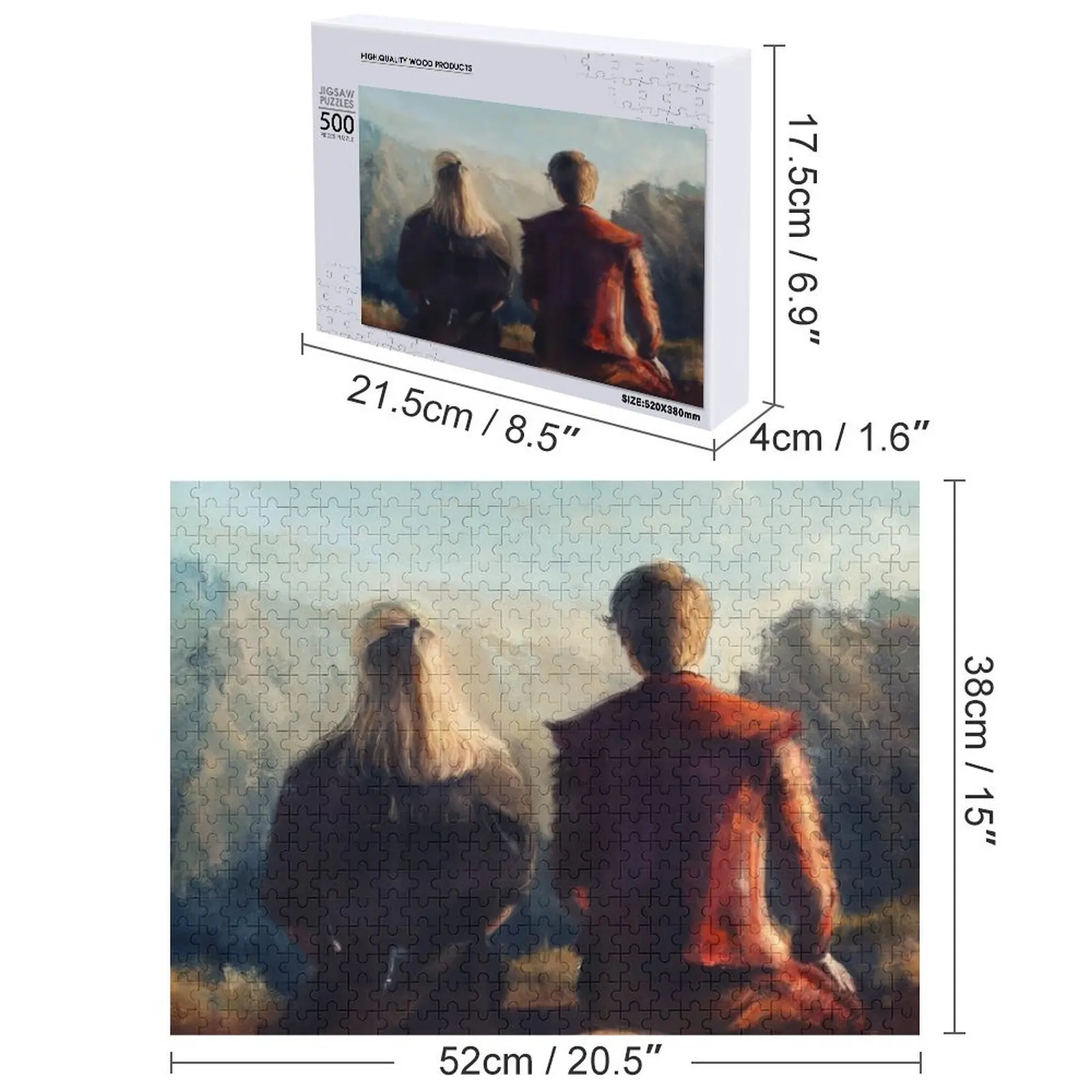 Puzzle Kayu Hewan Perdamaian Hadiah Kayu Kustom Puzzle Jigsaw Kustom