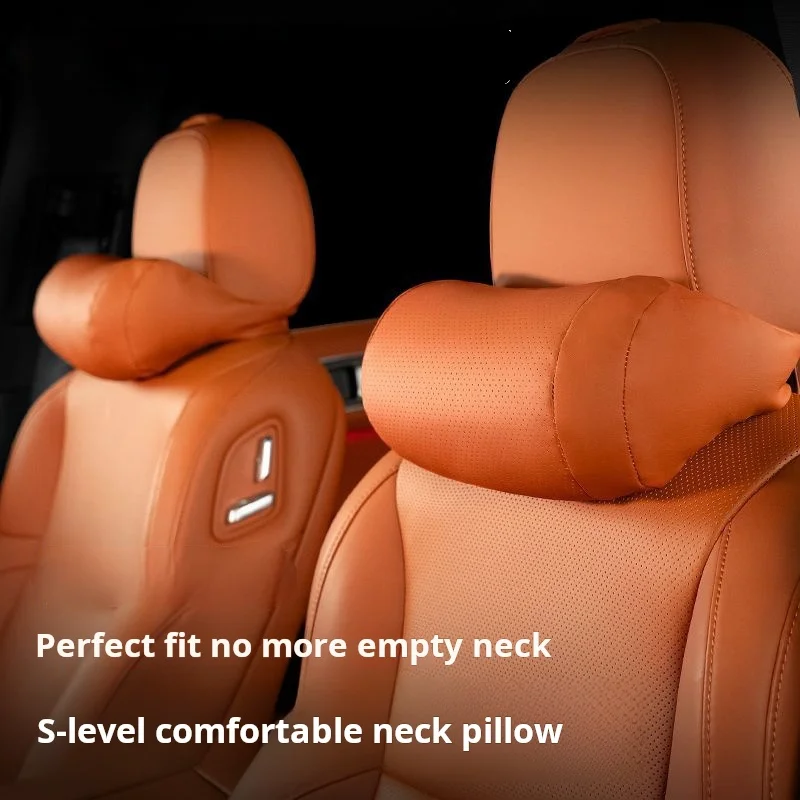 

1pcs Car Universal Seat Headrest Soft And Comfortable Support Pillow To Relieve Fatigue And Drive Comfortably Without Fatigue