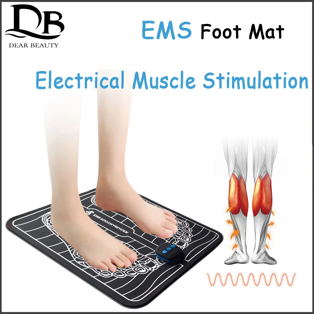 

Электрическая стимуляция мышц, потенциальный коврик для ног, массаж, сжатие, расслабление, форма ног, улучшение кровообращения, снятие боли, USB