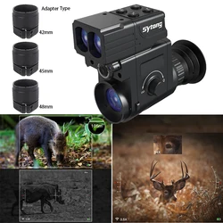 Sytong HT77LRF 1080P Night Vision Monocular With 1000m Laser Rangefinder IP67waterproof 6000j Shockproof for Hunting Observation