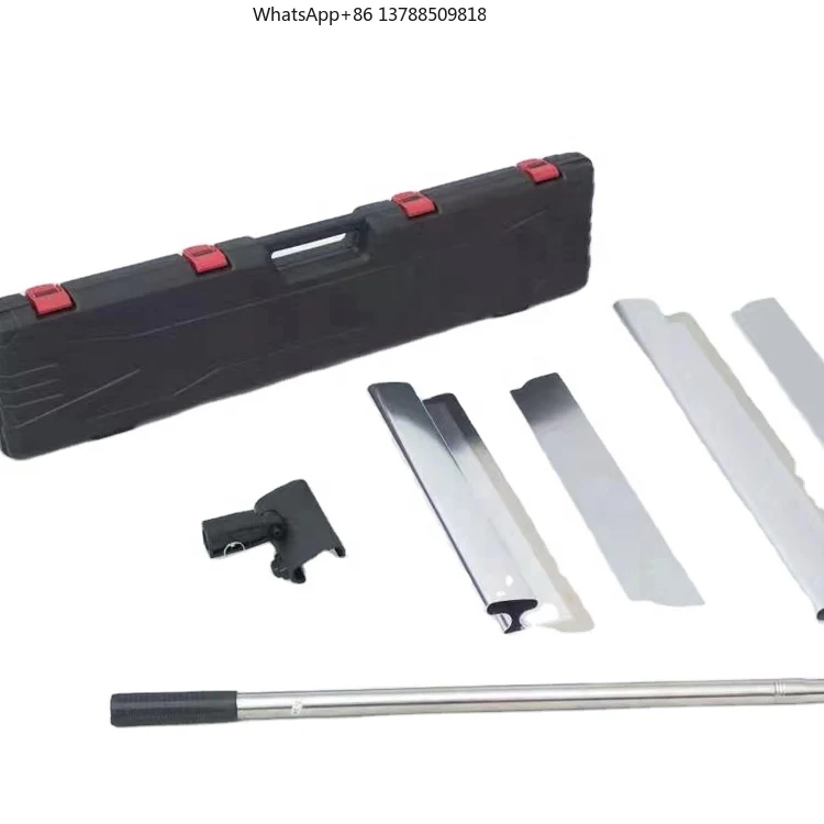 Extension Pole Smoothing Finishing Drywall Skimmer Putty Blade Spatula Set With Case