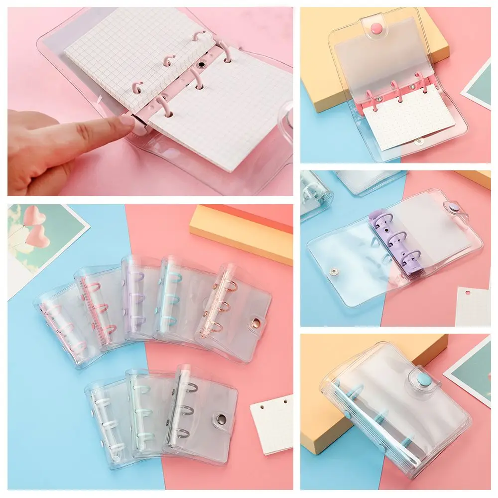 

Creative Portable Diary Book 3-hole Hand Account Diary Notebook Cover Loose-leaf Refill Rings Binder Inner Pages