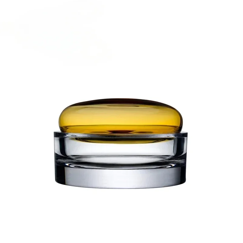 

Hot sales Crystal glass storage jar jewelry boxed jewelry ornaments
