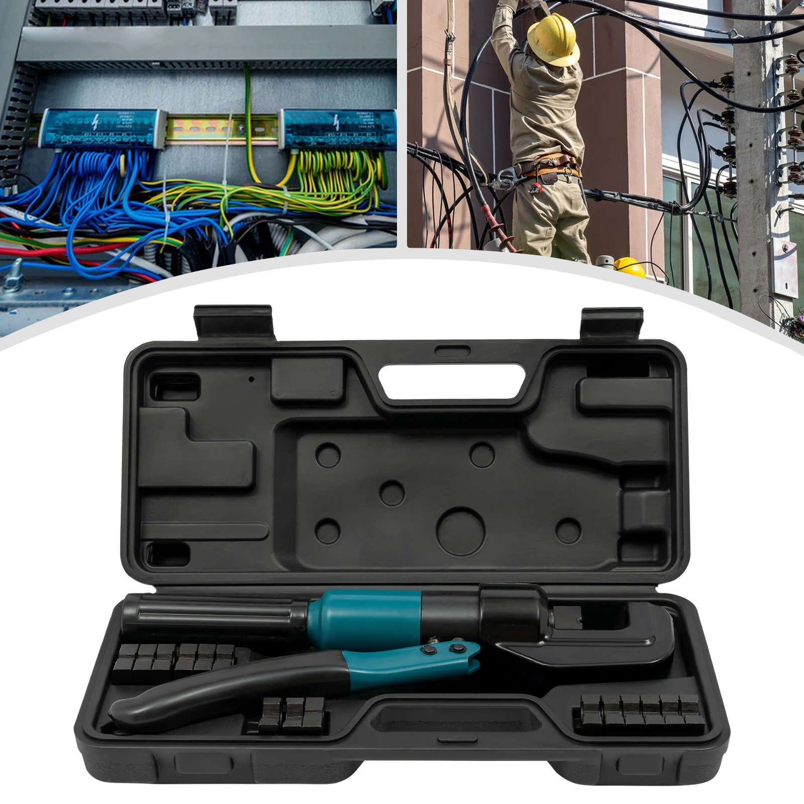 

Upgraded Custom Hydraulic Crimper Tool For Cable Railing Kit Hardware Wire Rope Swaging Kit