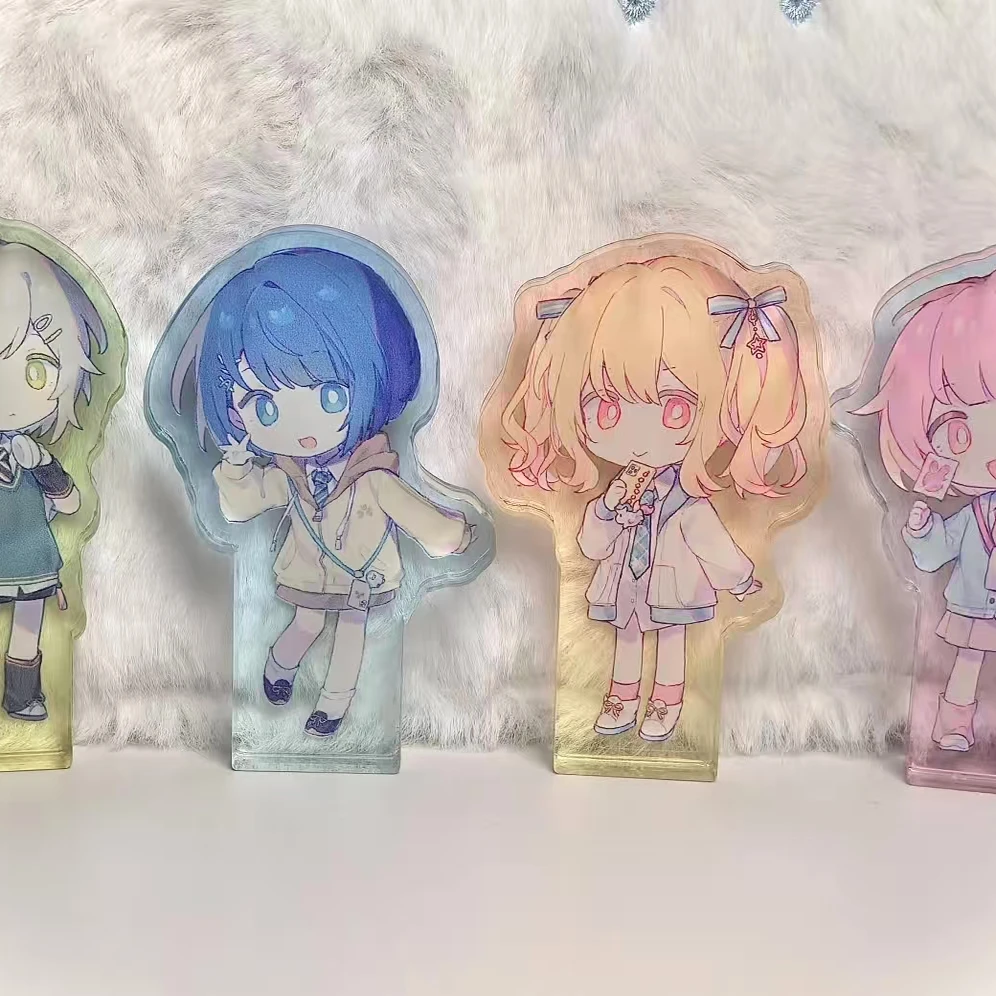 قطعة واقفة من الأكريليك المحيطية المصنوعة من مروحة pjsk World Project تتميز بمستوى عالٍ من المظهر من Ai Momoi