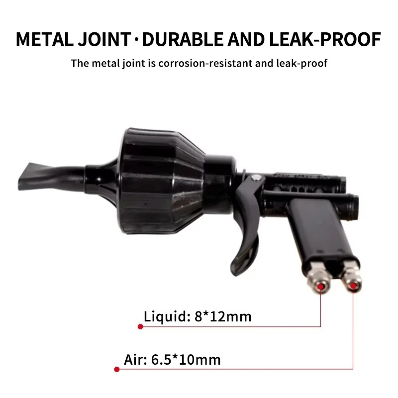 Water and Air Foam Gun Detail Mix Double Tube Car Wash Equipment Beauty Shop Car Wash Tools