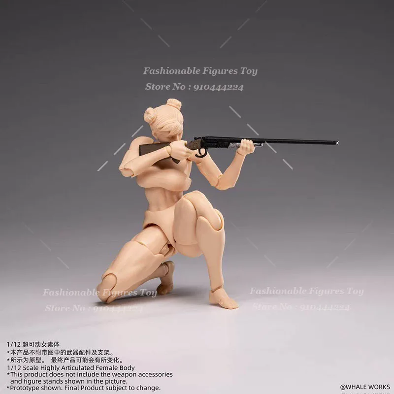 

WW01/2 1/12 Female Soldier Super Flexible Anime Joint Body Model Movable Eye 6Inch Action Figure Model Collectible Dolls