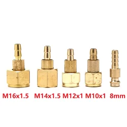 M16 M14 M12 M10 M16x1.5 M14x1.5 M12x1.0 M10x1.0 Gas Water Quick Fitting Hose Connector Brass Nut TIG Welding Torch Accessory