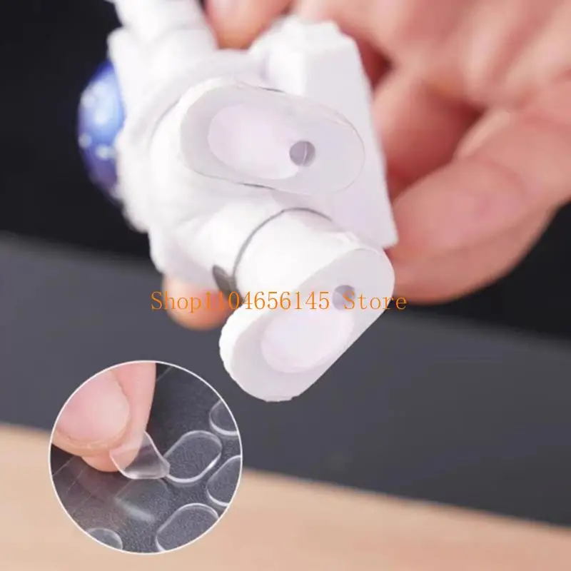 5asd Clear AntiVibration Sticky Pad Car Interior Decors Mounting Sticker Secure Collectibles During Commutes Easy Peels