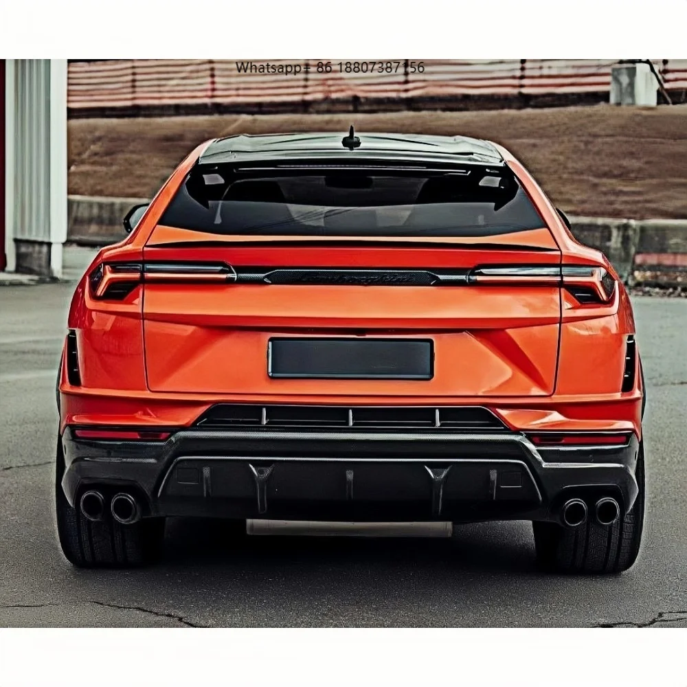 

The OEM Style Dry Carbon Fiber Rear Diffuser Lip Modified by forLamborghini in 2023 Is Suitable forLamborghini URUS S
