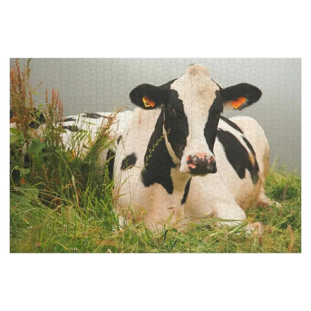 

Holstein cow Jigsaw Puzzle Personalized Gift Married Customized Gifts For Kids Puzzle