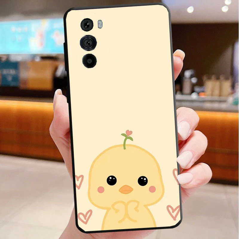 

Phone Case For Motorola Edge 50 40 Pro 60 50 40 30 Ultra Neo Fusion Moto G85 G72 G53 G54 G84 G13 G32 Little Duck