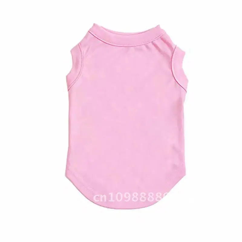 

Cotton Solid Color Pet Vest Dog Vest Dog Vest Summer Pet Dog Clothes