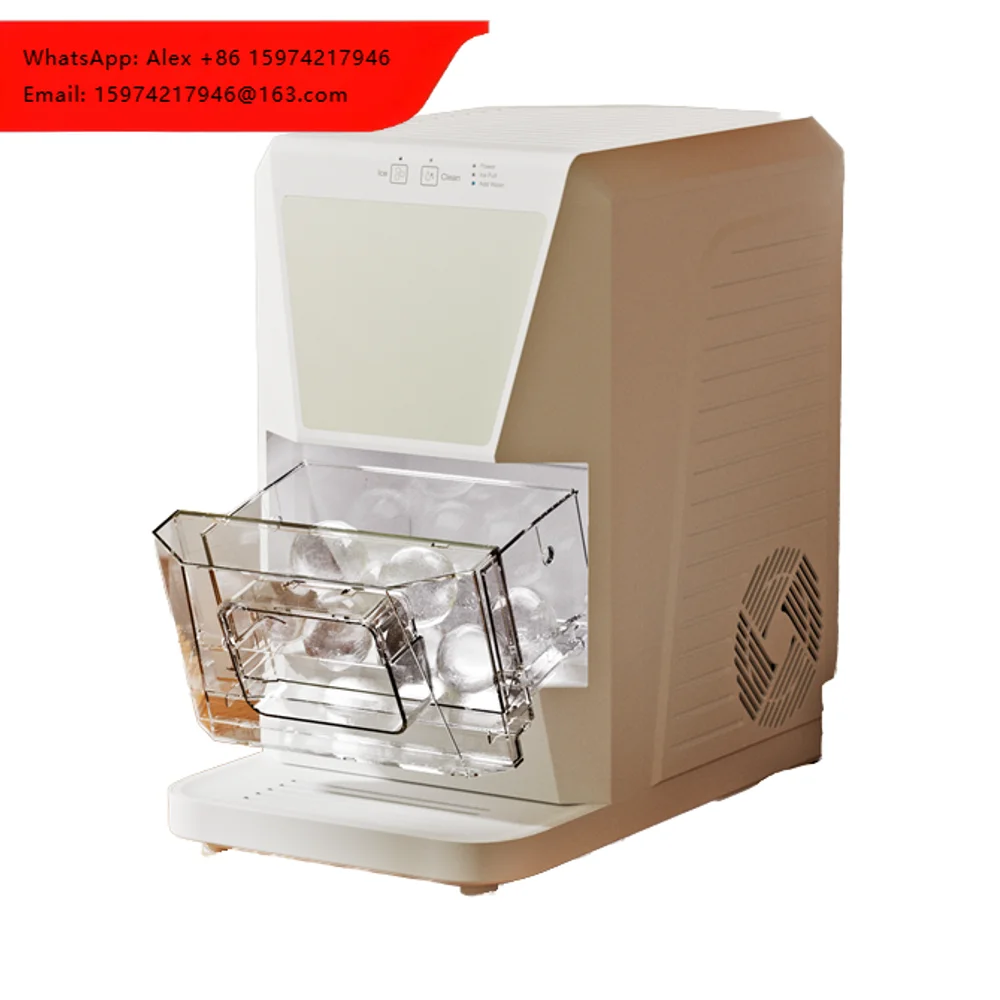 Ball Ice Maker Transparent Sphere Ice Machine Portable Whiskey Auto Self Cleaning Ice Making Machine