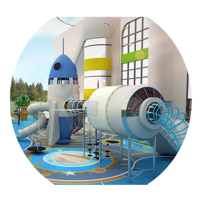 Outdoor Non-Standard Park Wood Playground Outdoor Children's Outdoor Non-Powered Slide Amusement Equipment