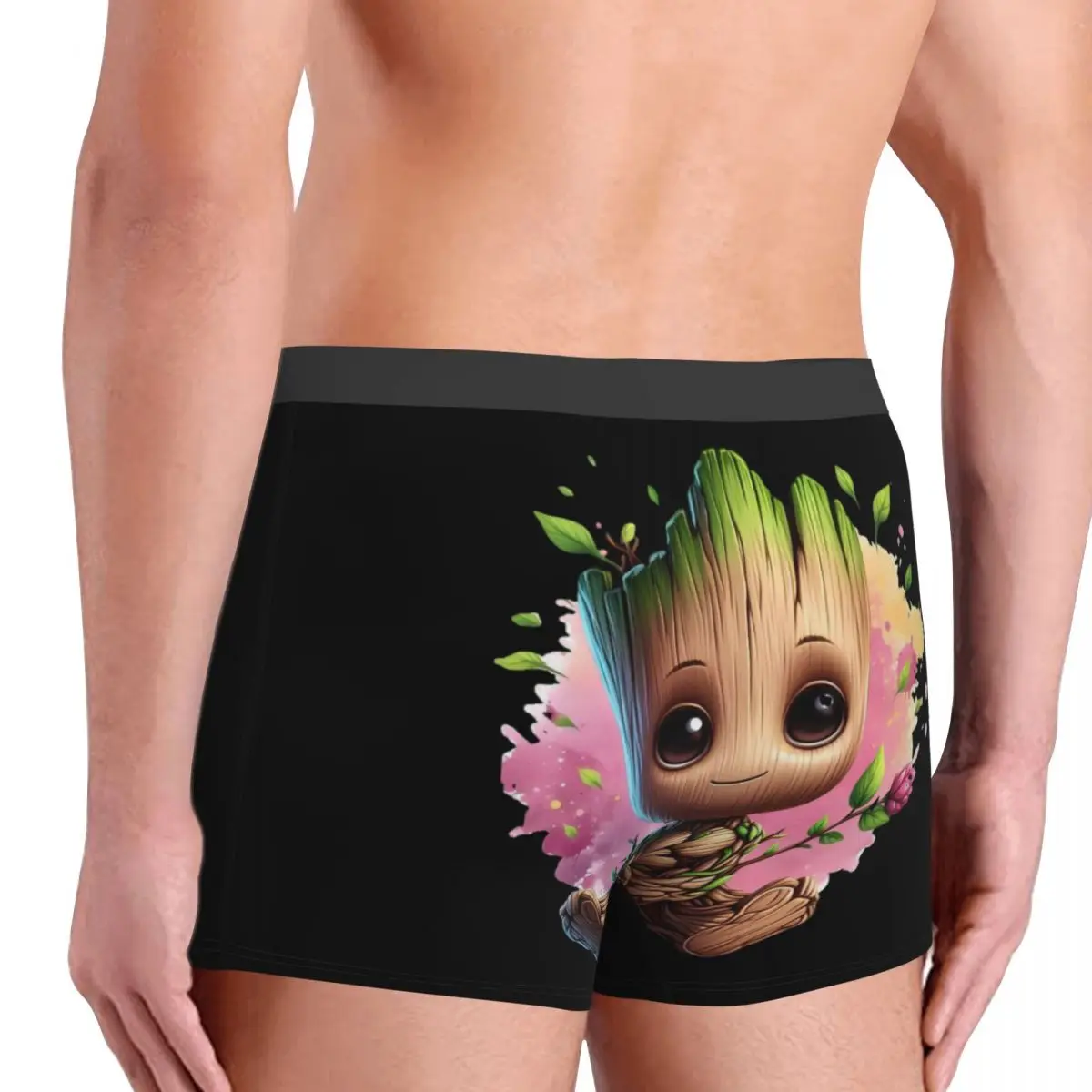 ملابس داخلية رائعة من Guardians Of The Galaxy I AM GROOT Monster Boxers سراويل داخلية مريحة للرجال