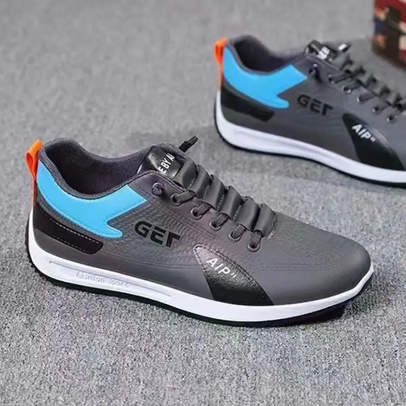 2025 Fashion Men's Casual Slip-On Sports Board Shoes Lightweight Breathable Running Trend All-Season Comfortable Men's Footwear