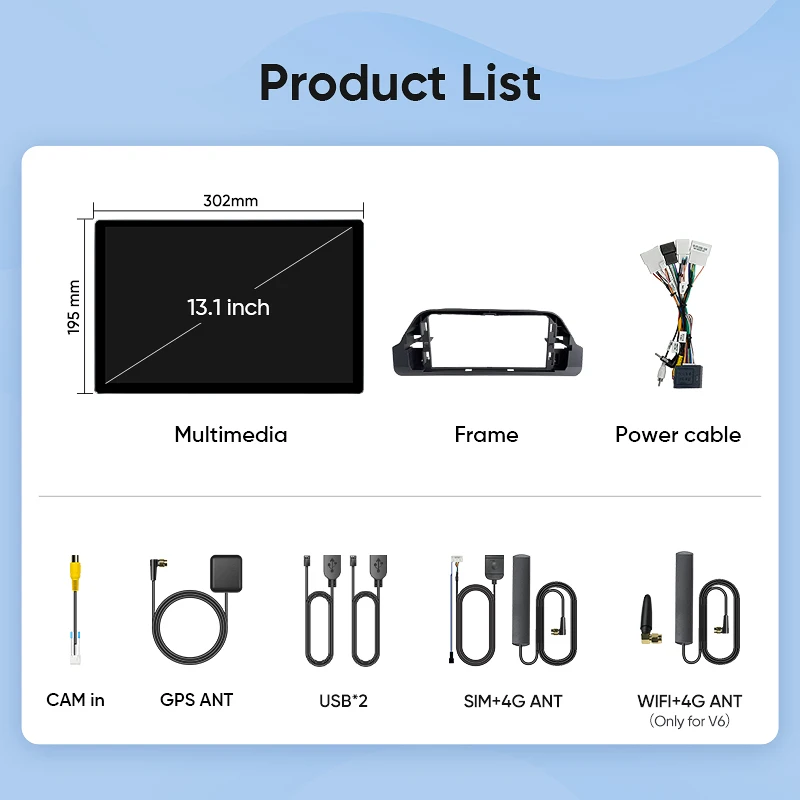 Ainavi 13.1 Inch For Toyota RAV4 2019 2020 2021 2023 2025 XA50 HDMI 2K Car Radio Carplay Wireless Android Auto 4G Car Multimedia