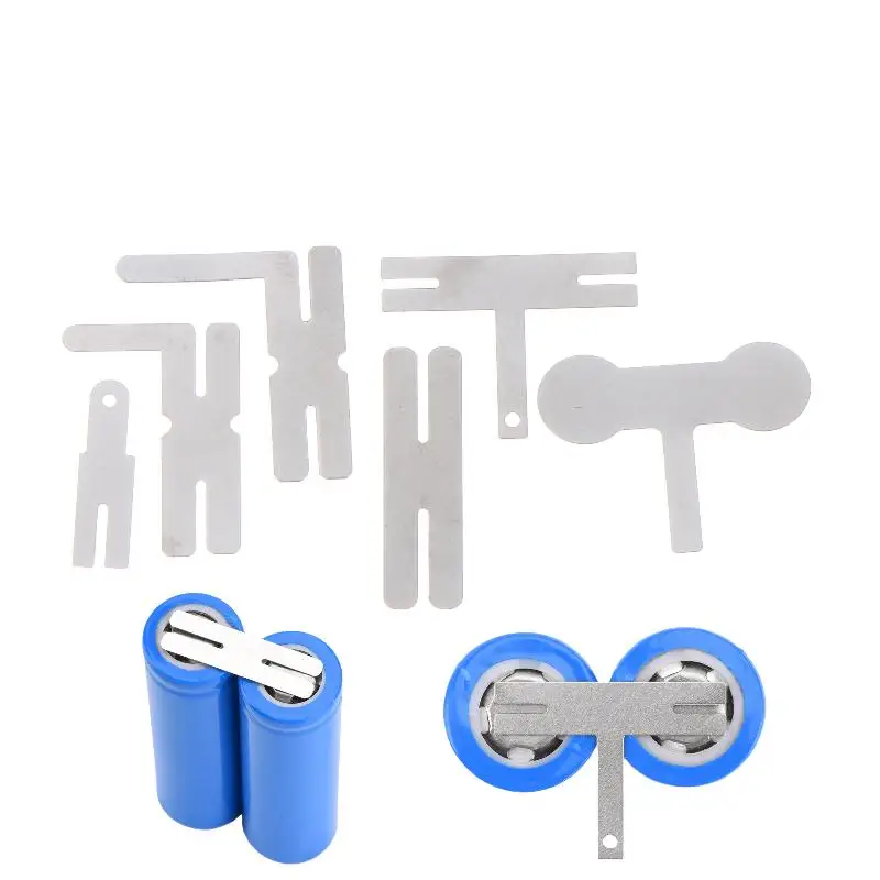 100Pcs 18650 Lithium Battery Nickel Sheet Polygonal Battery Nickel Sheet For Spot Welding Machine Batteries Connection Sheets