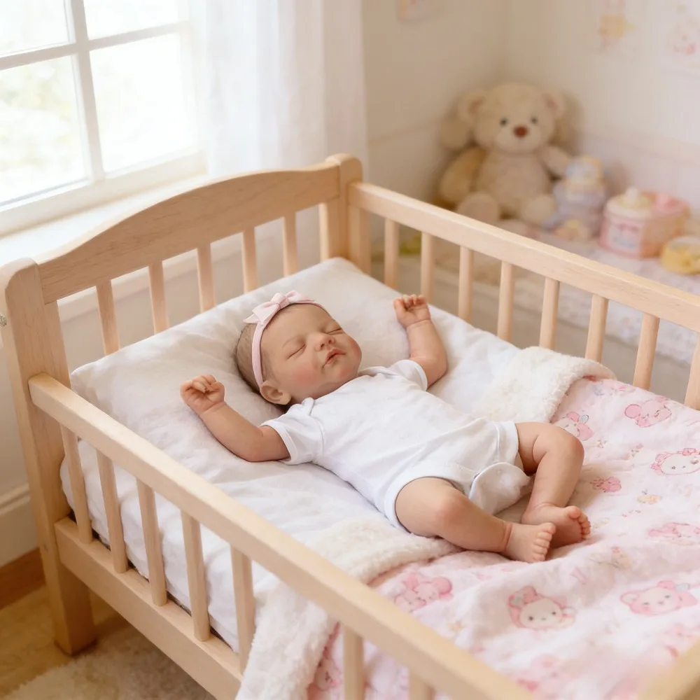 43CM pasgeboren babygrootte herboren poppen zacht lichaam levensechte handgemaakte kunstpop 3D-huid met zichtbare aderen Boneca Bebê Reborn Real