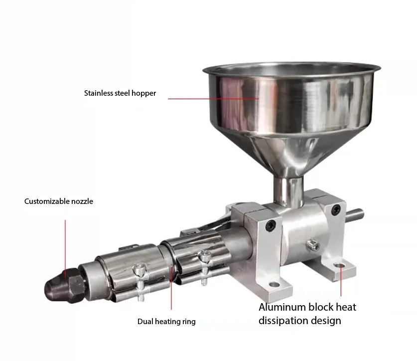 Suitable for Desktop Type ﻿Extruder Materal Tray Screw Material Extruder Mini Plastic Injection Molding Machine Small