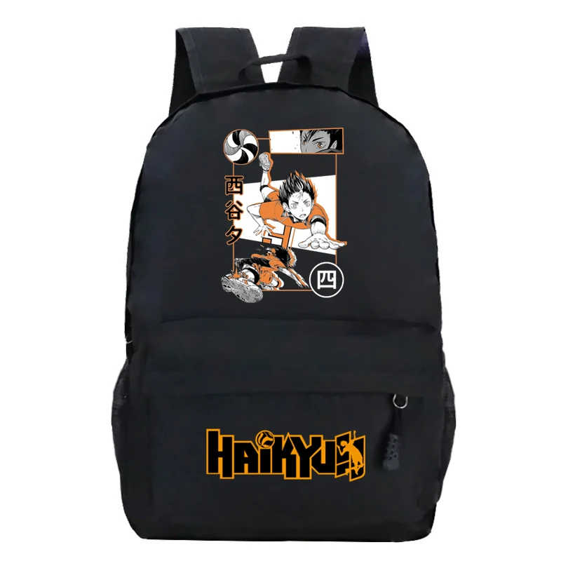 

Children Backpack Haikyuu Graphic School Bag for Boy Girl Japanese Anime Lightweight Backpack Student Outdoor Sport School Bags
