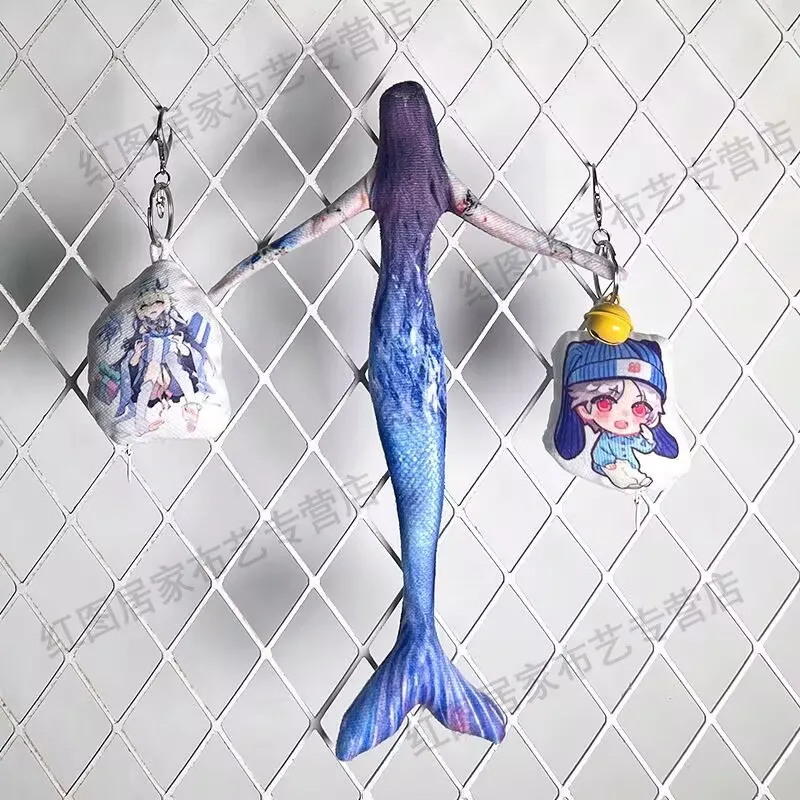 «Rafayel Qi Yu Sea God «Lemuria Mouse Dry Mermaid Dry Doll Abstract» Love and DeepSpace «has Bone Iron Wires, которые можно скручивать.